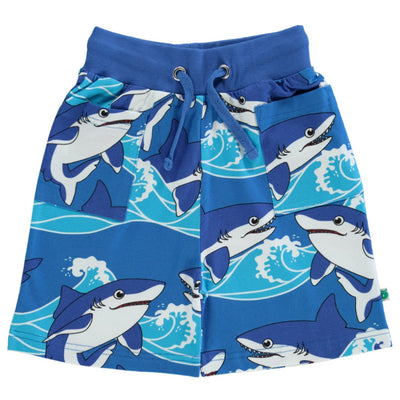 Shorts med hajer