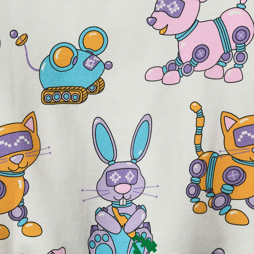 Macoun sweatpants med robot kæledyr