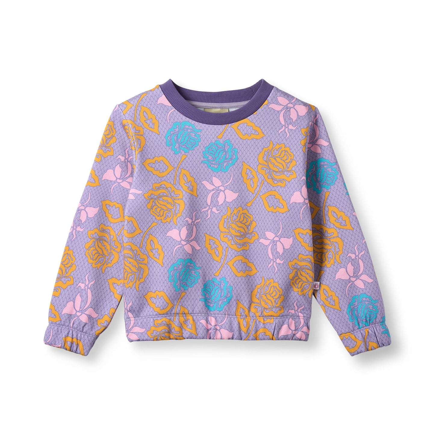 Yapeen sweatshirt med roser