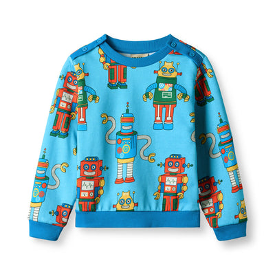 Dayton sweatshirt med robotter