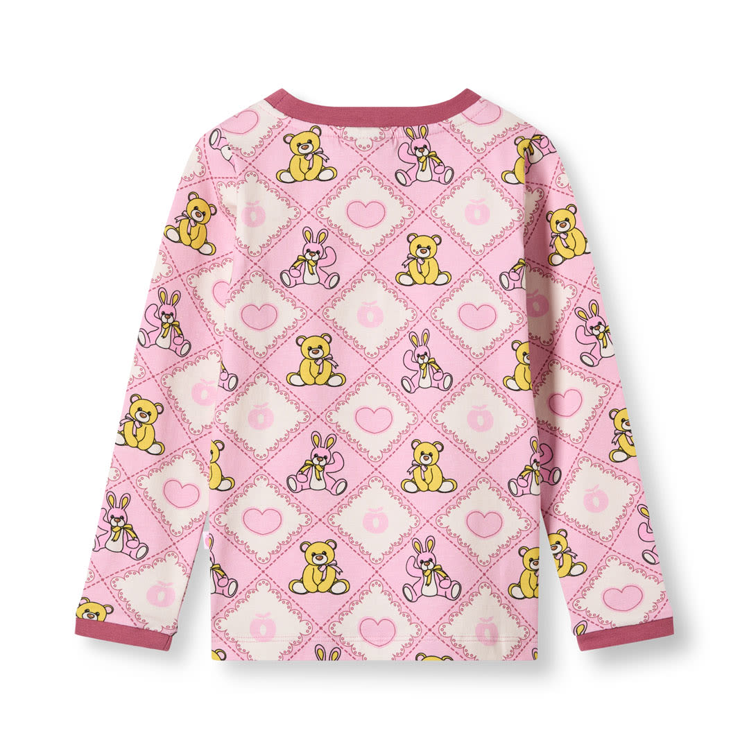 Elstar langærmet bluse med bamser