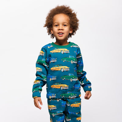 Yapeen sweatshirt med biler