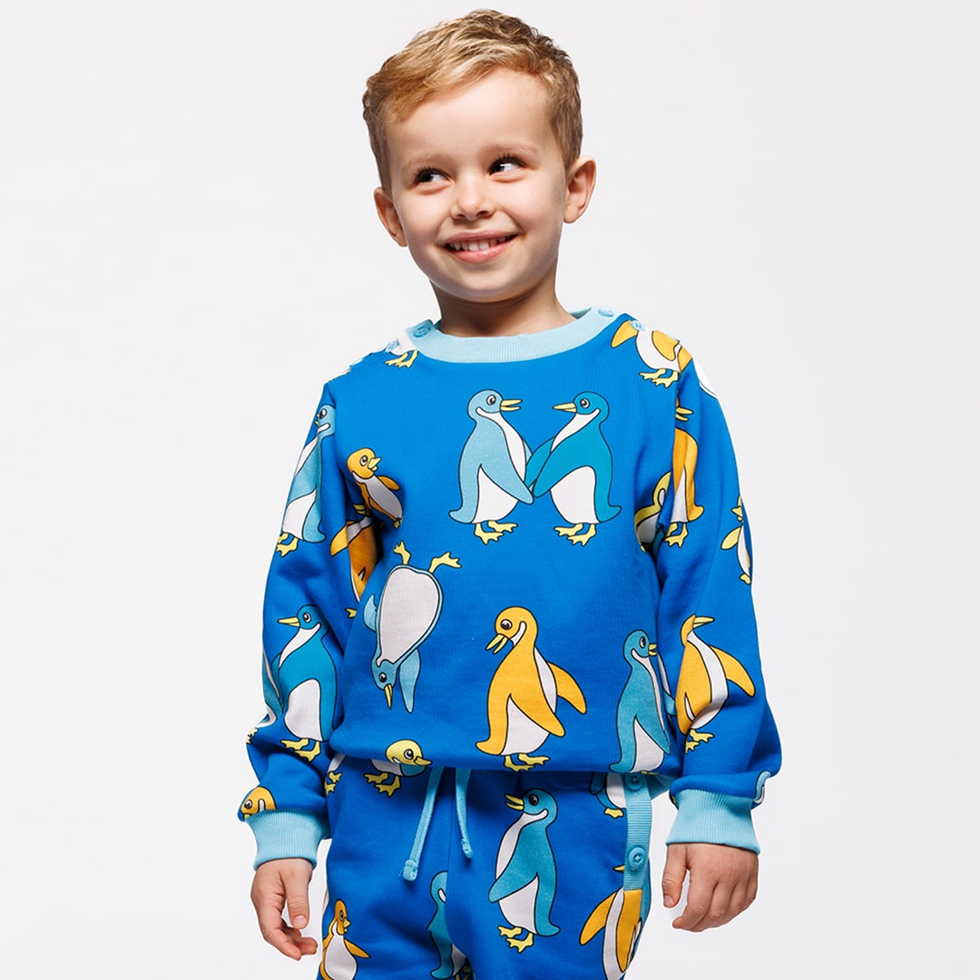 Dayton sweatshirt med pingviner