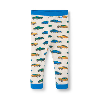 Elstar leggings til baby med biler