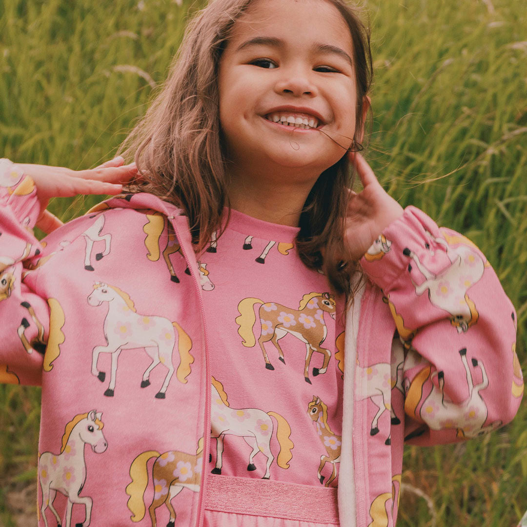 Elstar langærmet bluse med heste