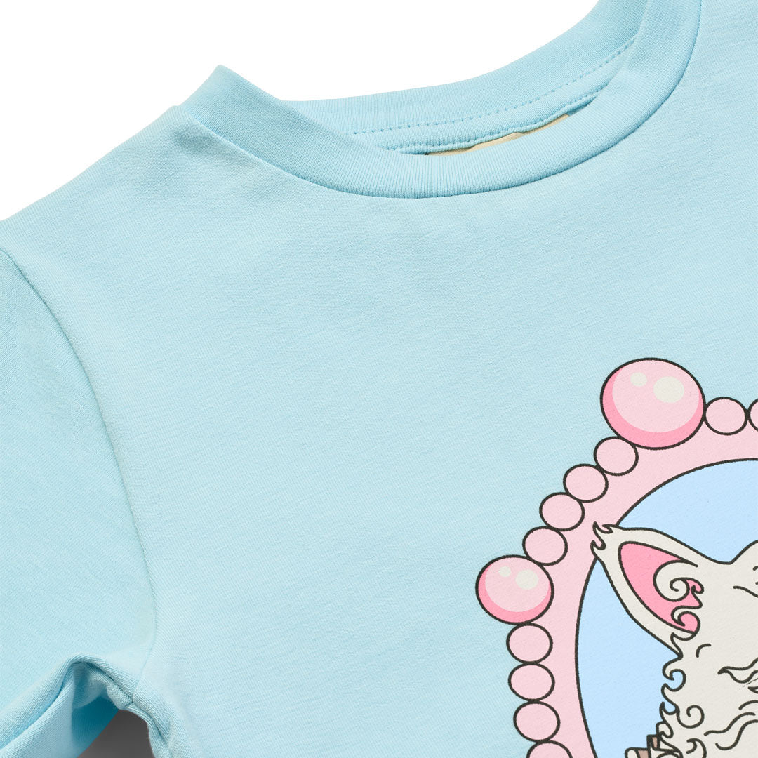 Gala t-shirt med kat