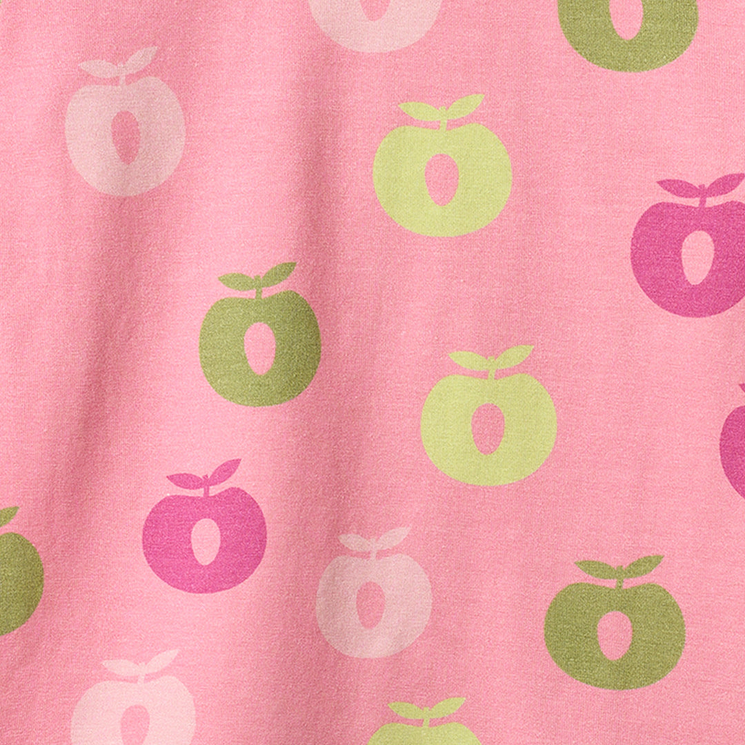 Gala langærmet bluse med æbler