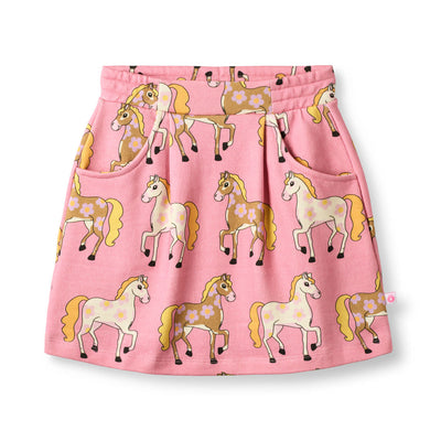 Brina nederdel med heste