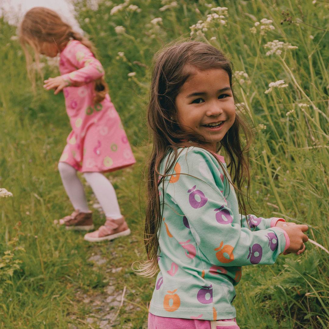 Gala kjole med æbler