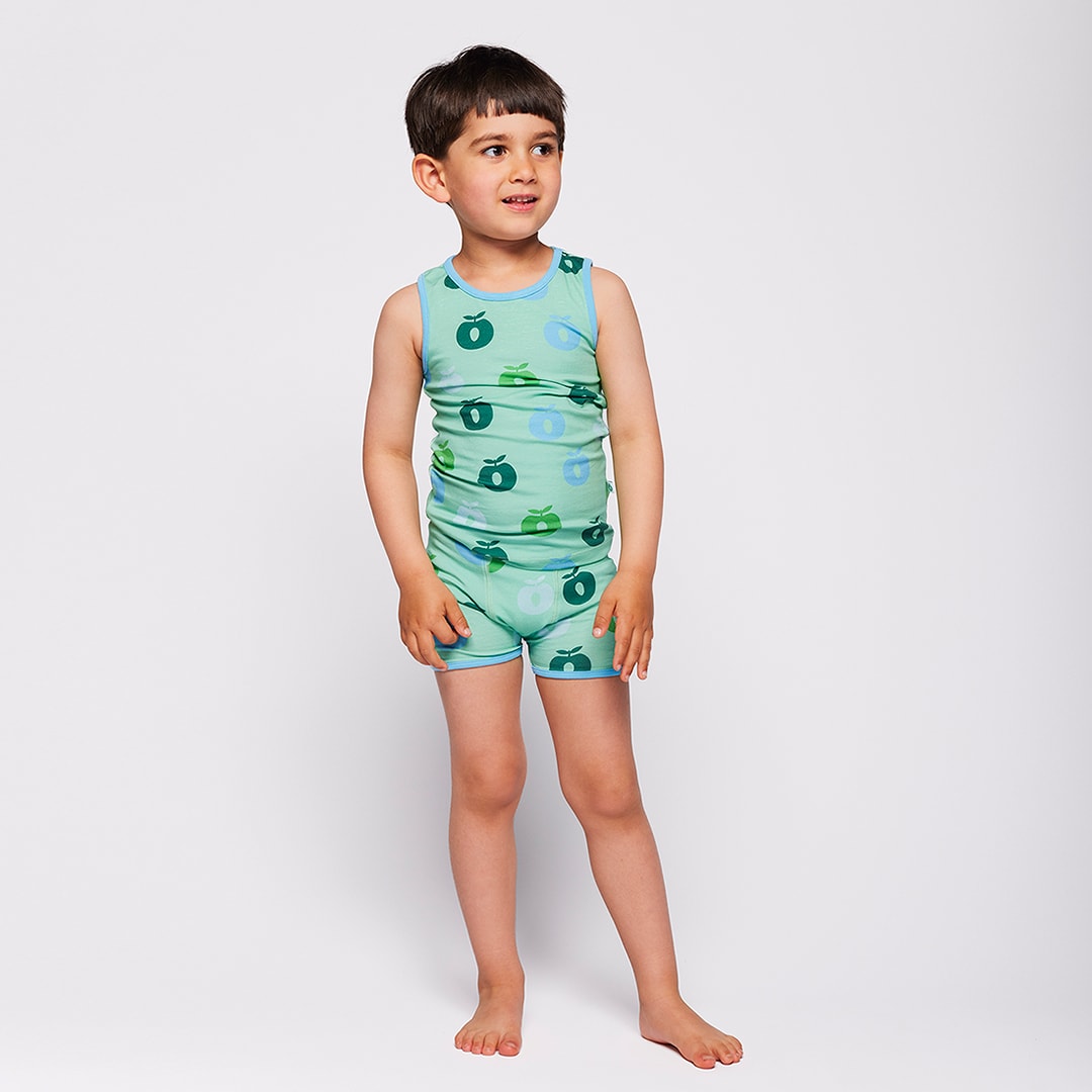 Elstar undertøjssæt med æbler