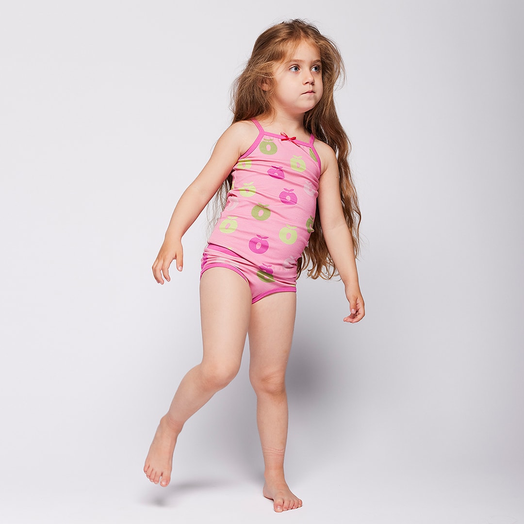 Elstar undertøjssæt med æbler