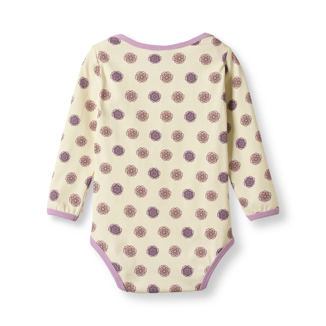 Ulm langærmet body med blomster
