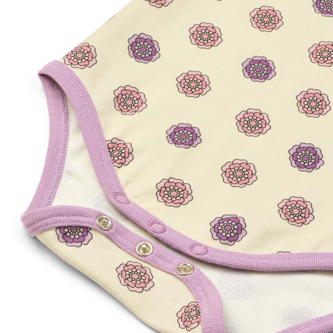 Ulm langærmet body med blomster