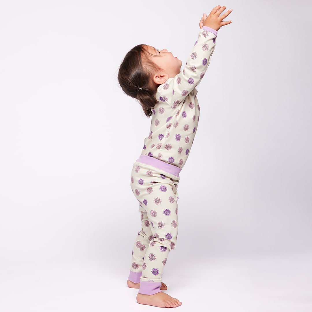 Ulm langærmet body med blomster