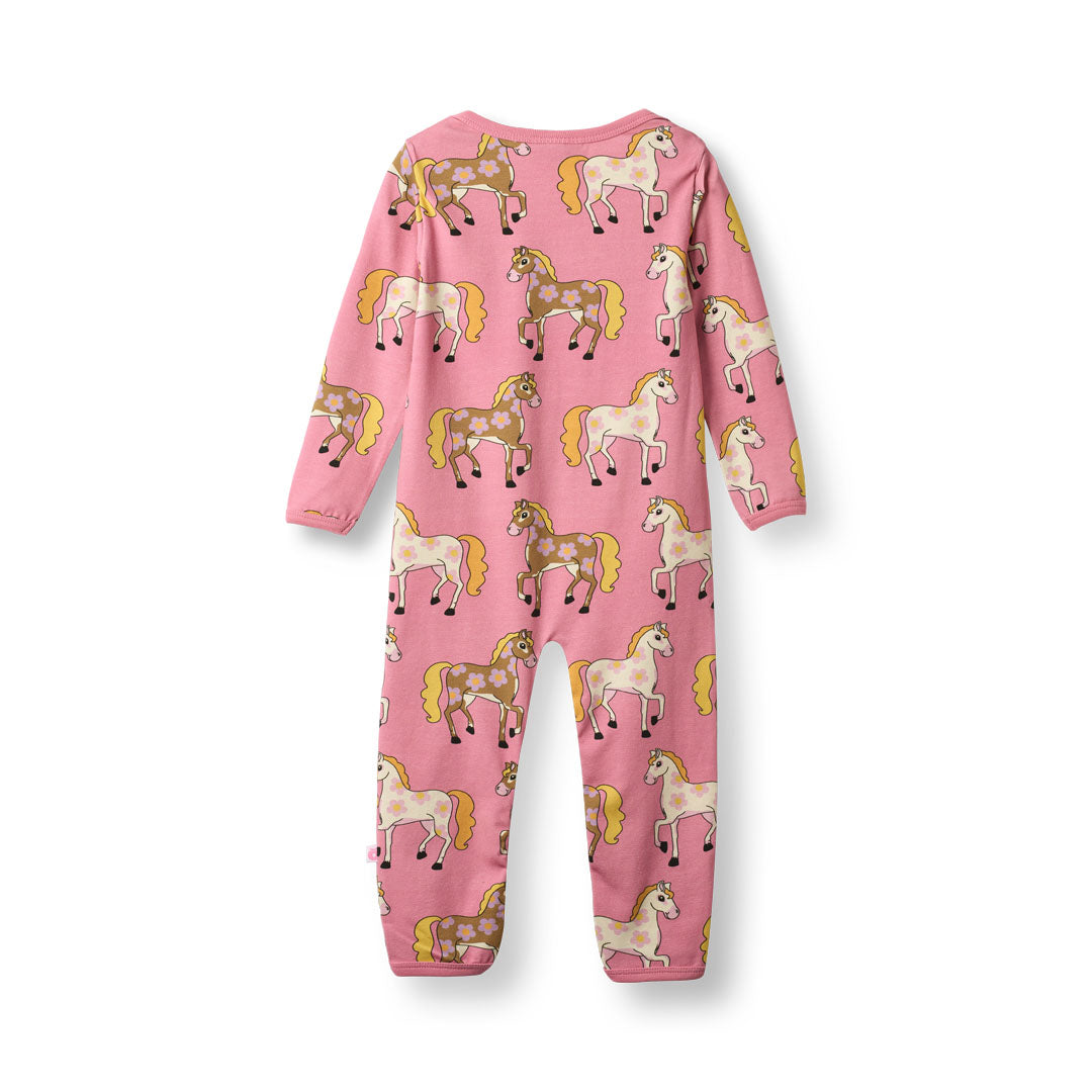 Ulm langærmet heldragt med heste