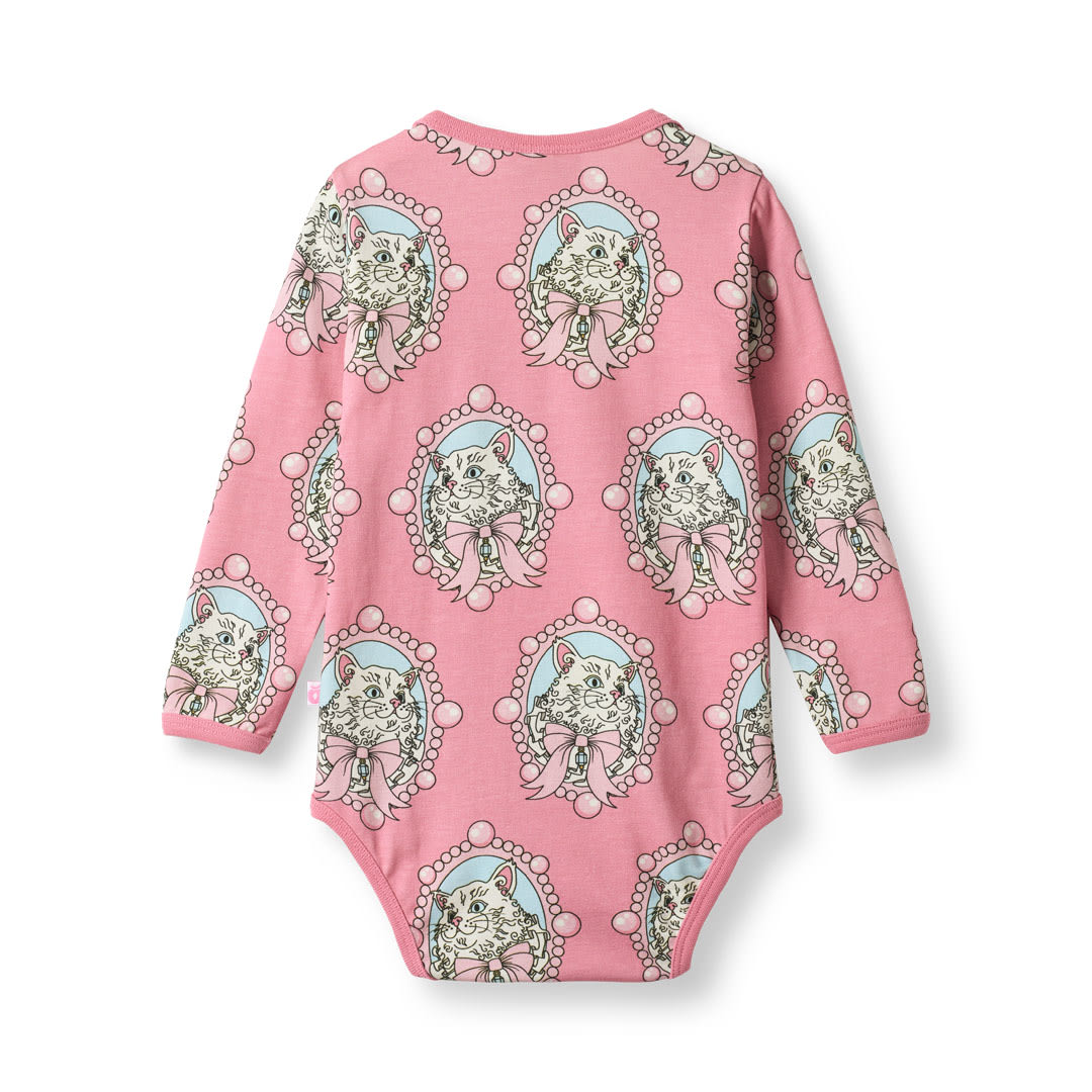 Elstar langærmet body med katte