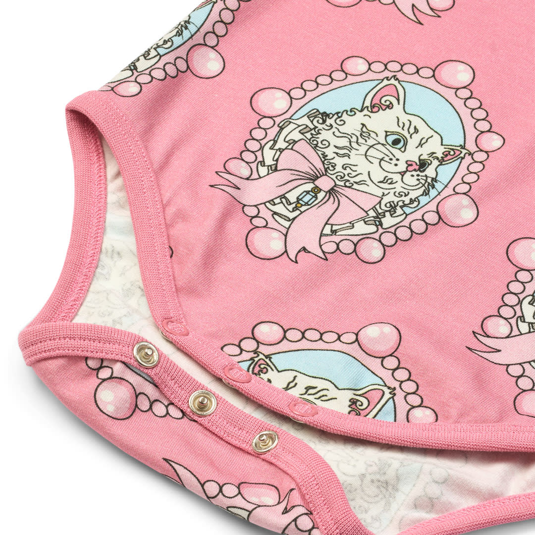 Elstar langærmet body med katte