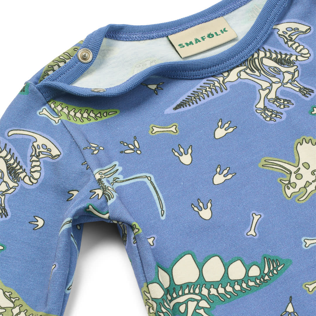 Elstar langærmet body med dinosaurer