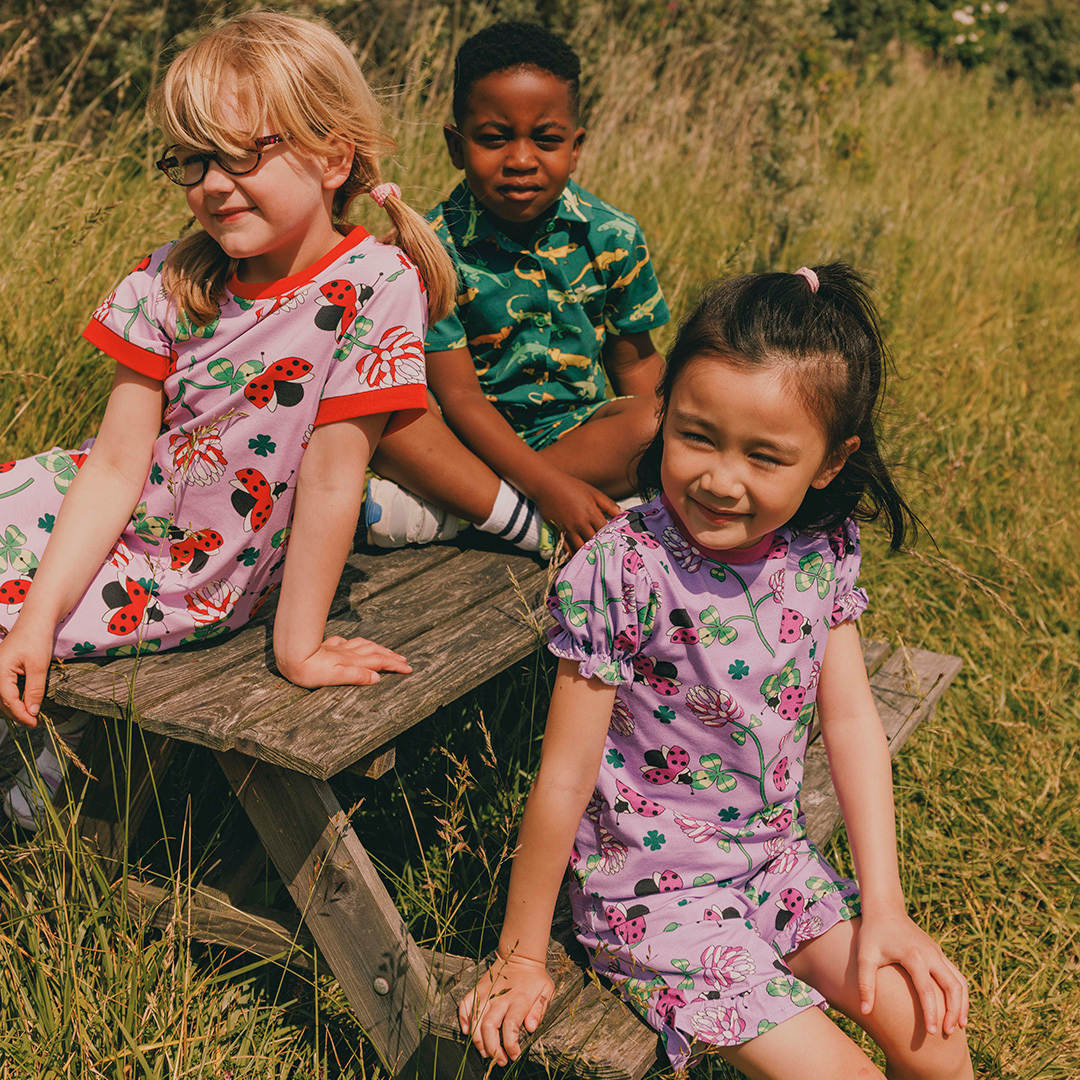 Rubinette t-shirt med mariehøner