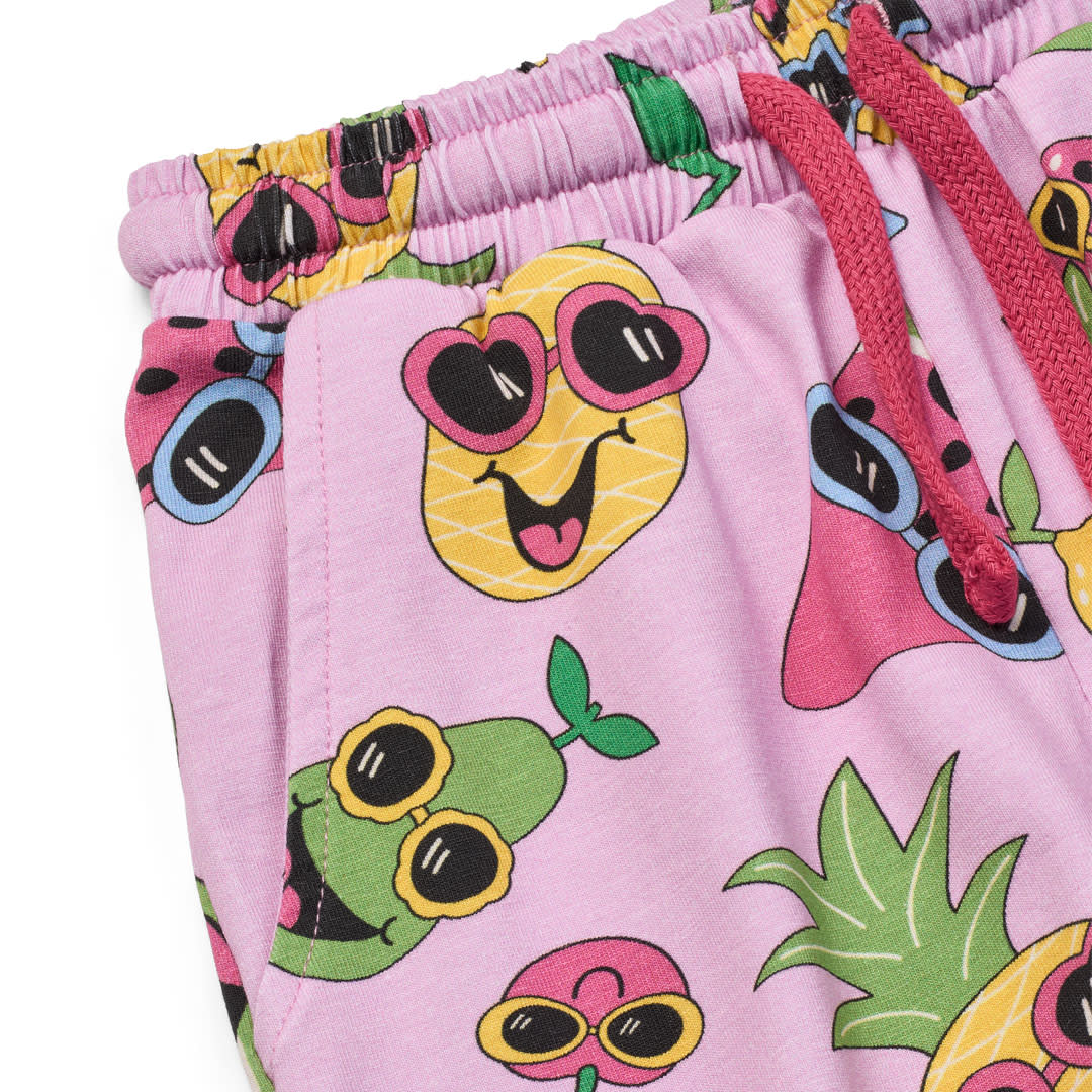 Gala shorts med frugt