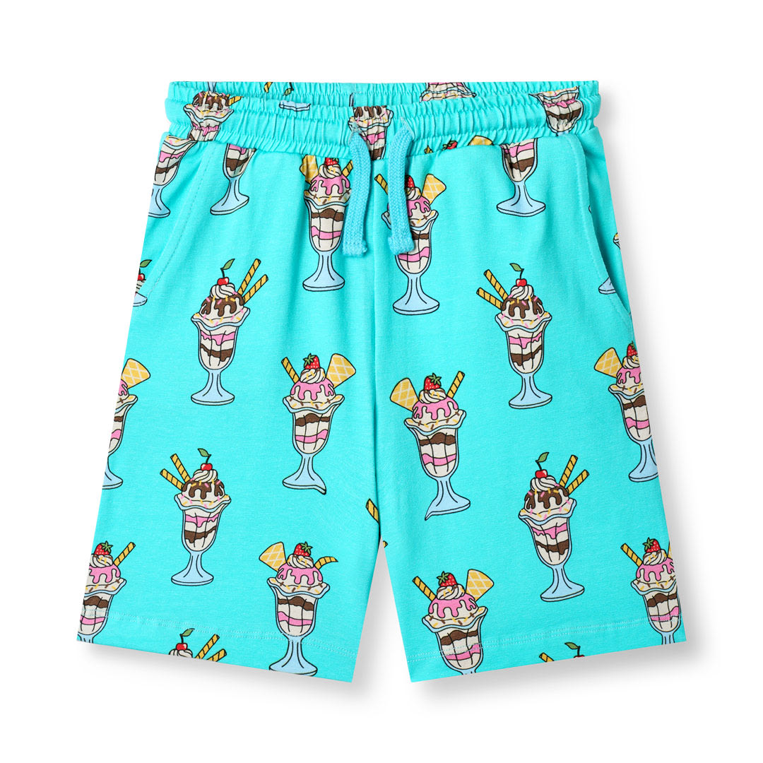 Gala shorts med isdesserter