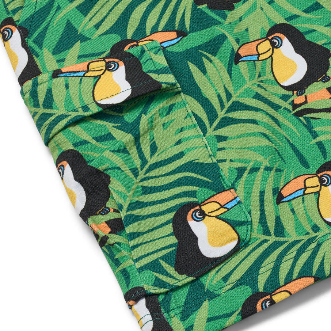 Vogt shorts med tukaner