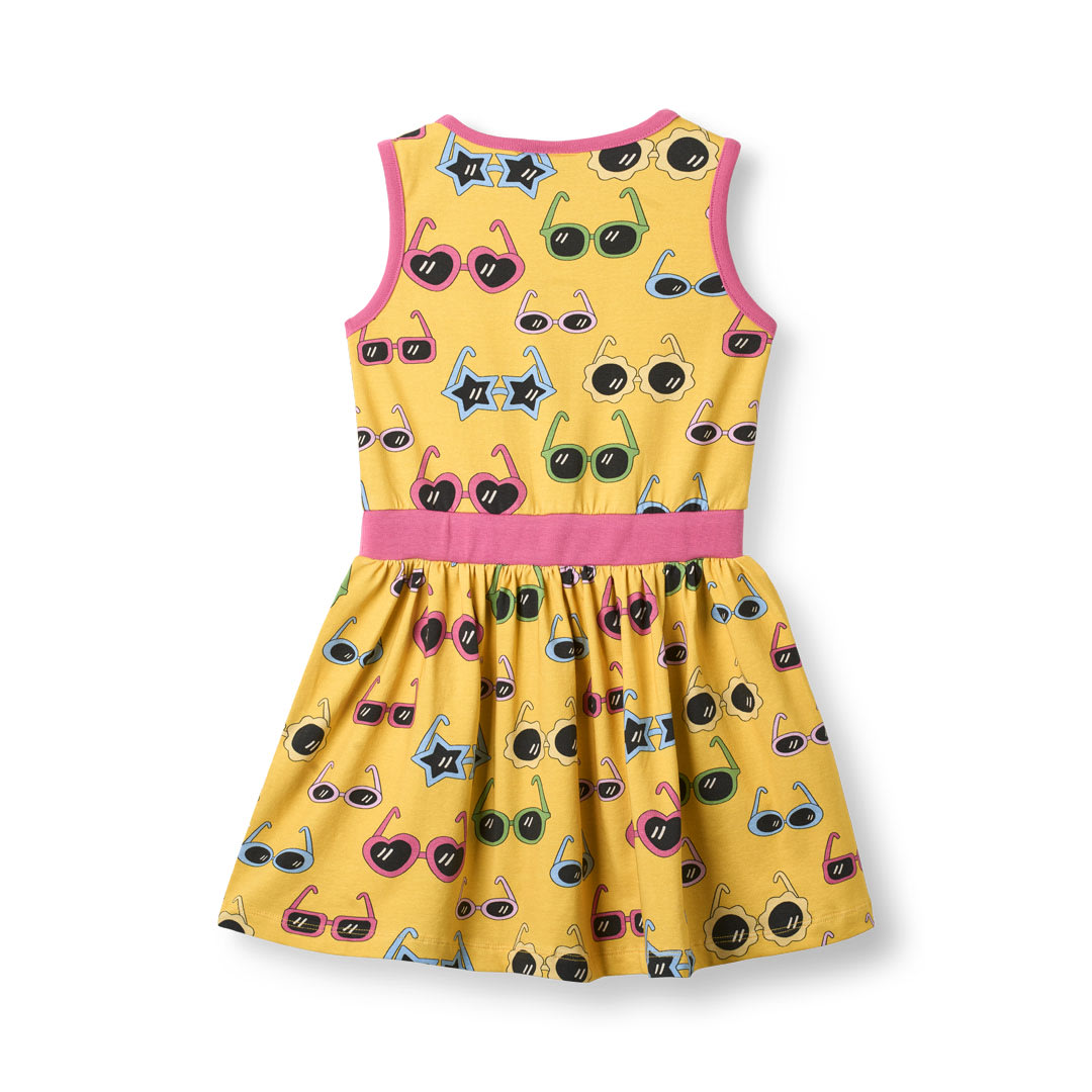 Evelina ærmeløs kjole med solbriller