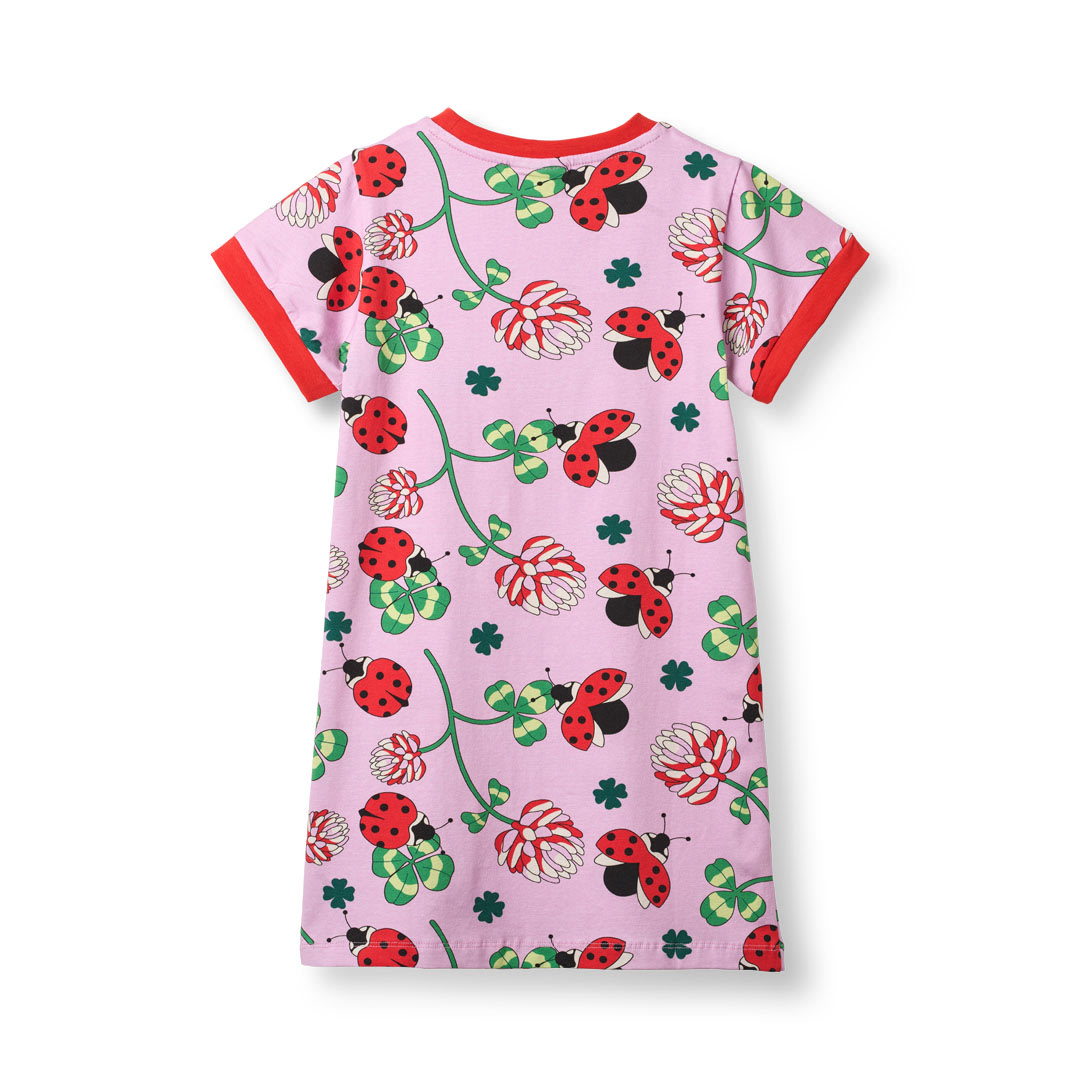 Elstar kortærmet t-shirt kjole med mariehøner
