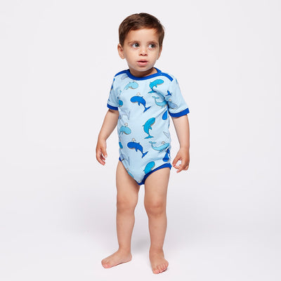 Elstar kortærmet body med hvaler