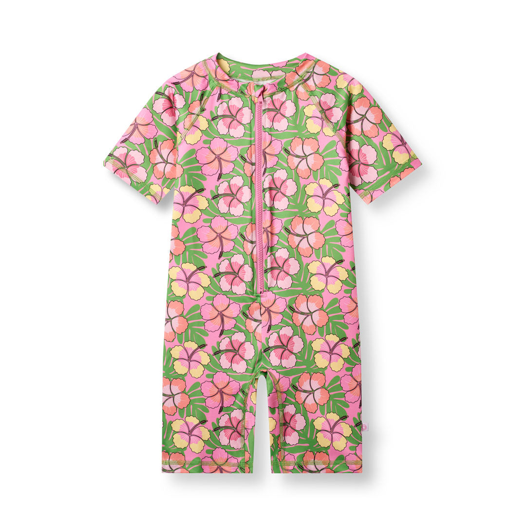 UV50 badeheldragt med blomster