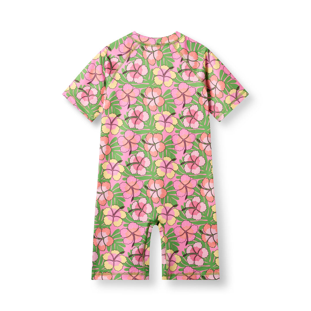 UV50 badeheldragt med blomster