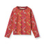 Gala langærmet bluse med blomster
