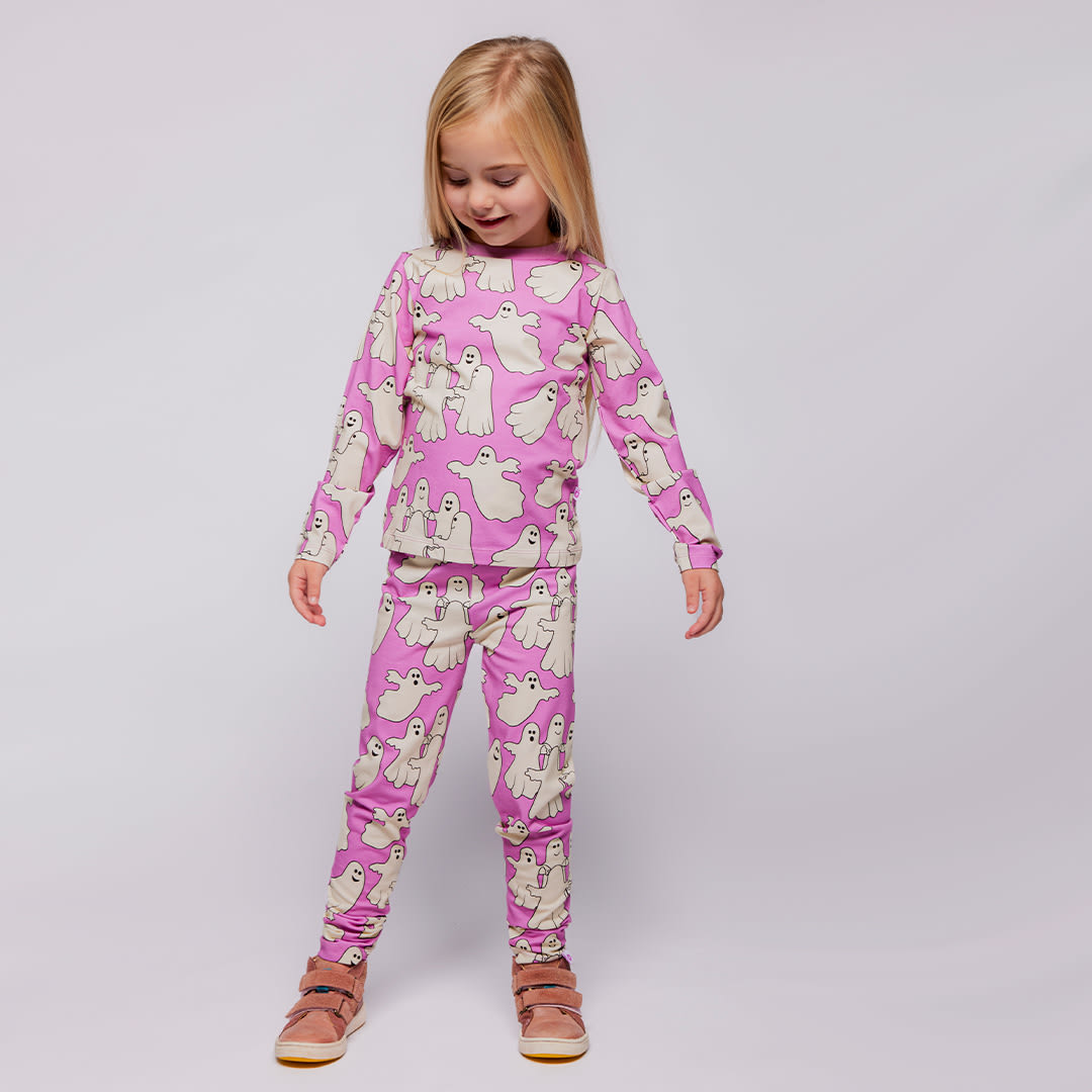 Gala leggings med dansende spøgelser