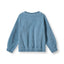 Yapeen velour sweatshirt med æble