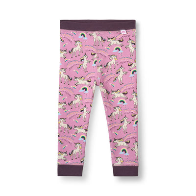 Elstar leggings til baby med enhjørninger