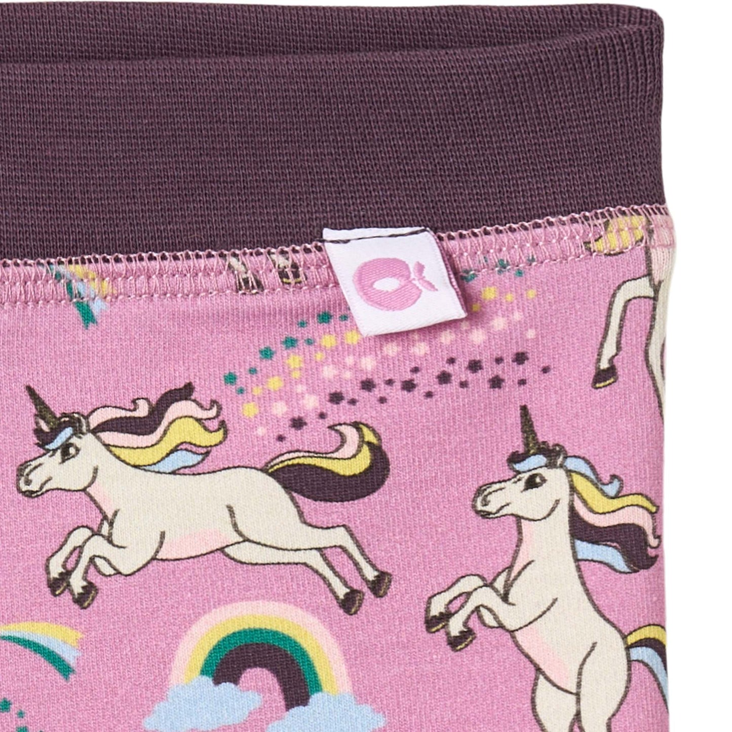 Elstar leggings til baby med enhjørninger