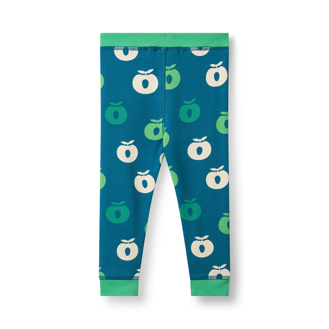 Elstar leggings til baby med æbler