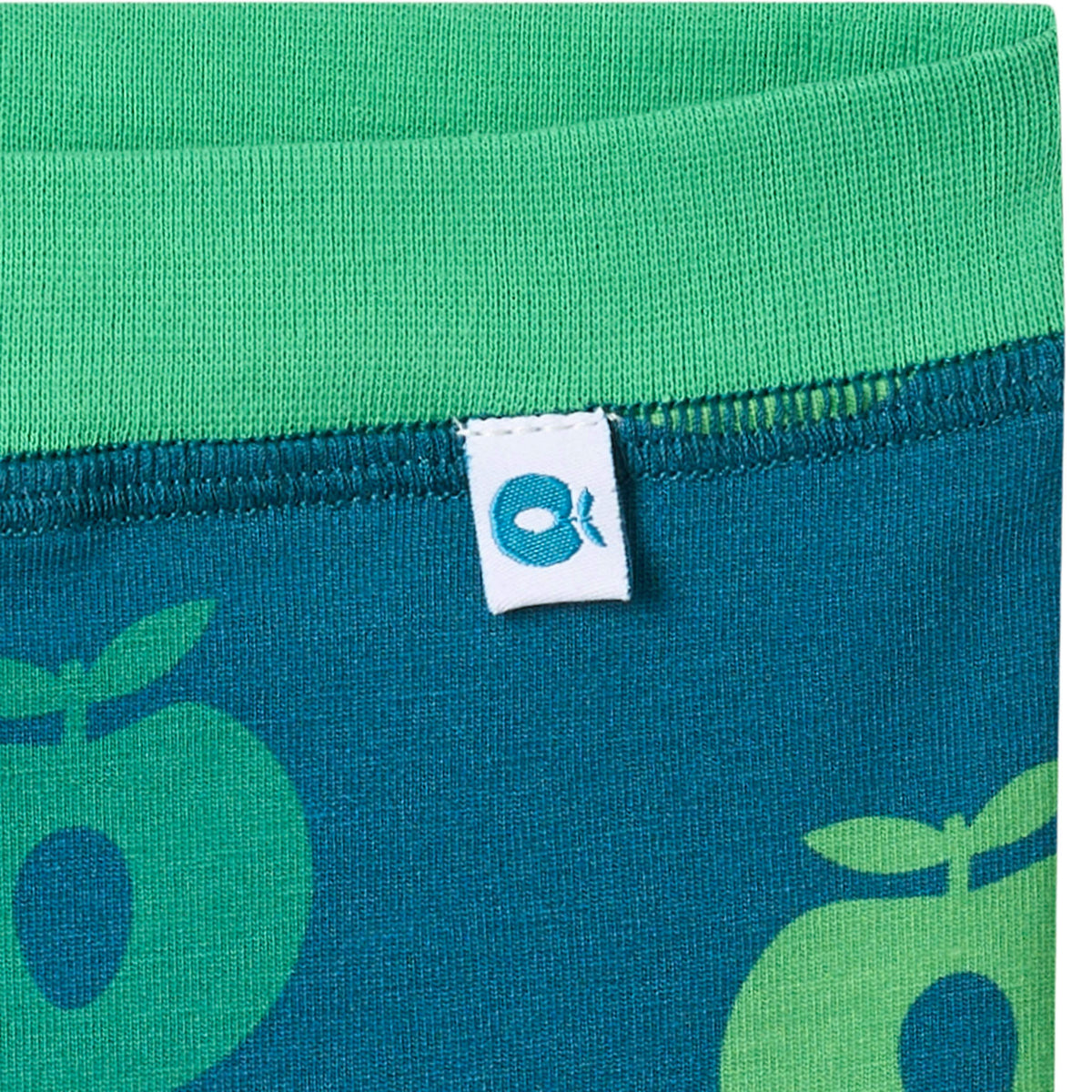 Elstar leggings til baby med æbler
