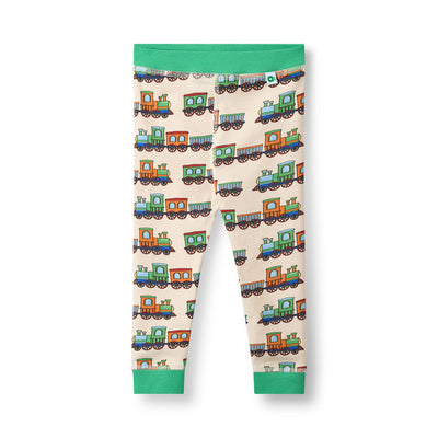 Elstar leggings til baby med tog