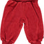 Velour Baby bukser med bred rib
