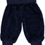 Velour Baby bukser med bred rib