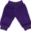 Velour Baby bukser med bred rib