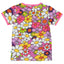 T-shirt med blomster