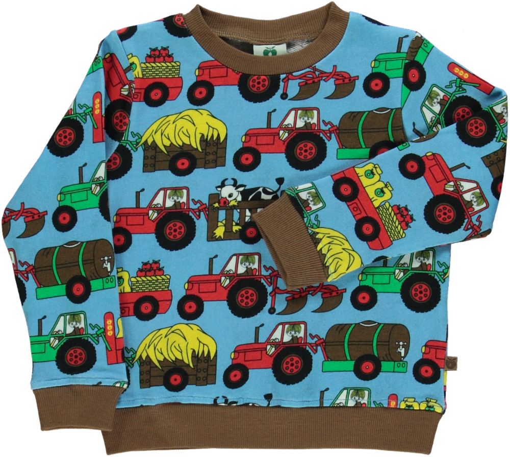 Sweatshirt med Traktor