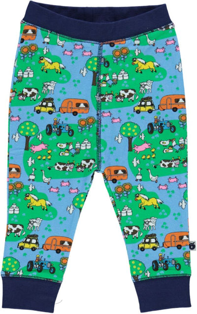 Baby leggings med landskab