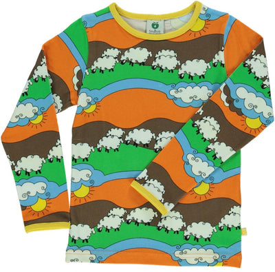 Langærmet t-shirt får