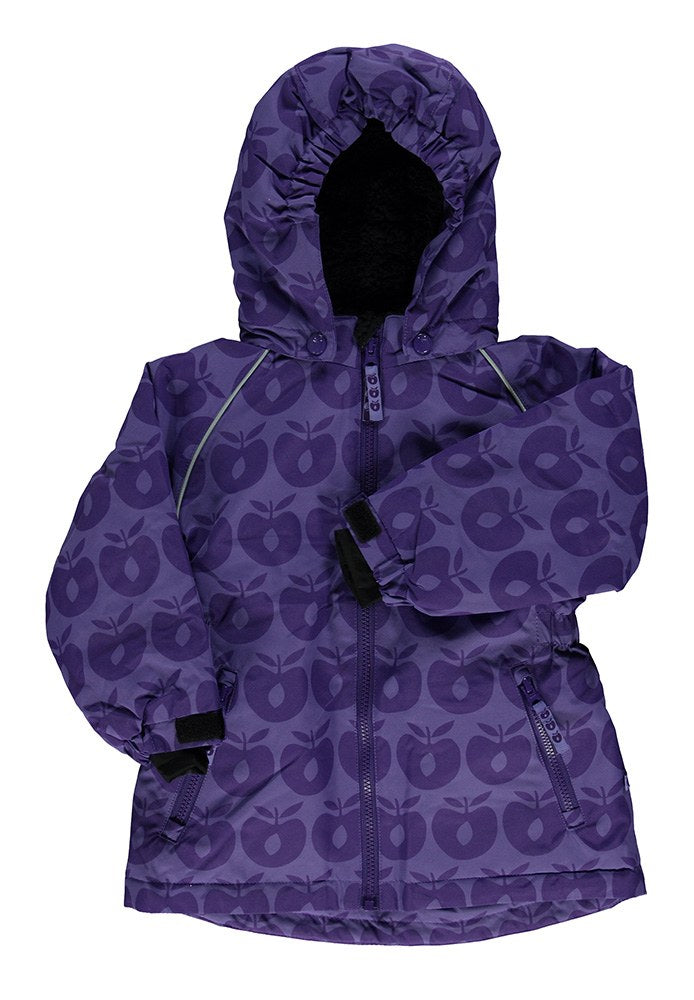 Vinterjakke med æbler1