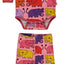 Sæt med langærmet babybody og leggings med elefanter