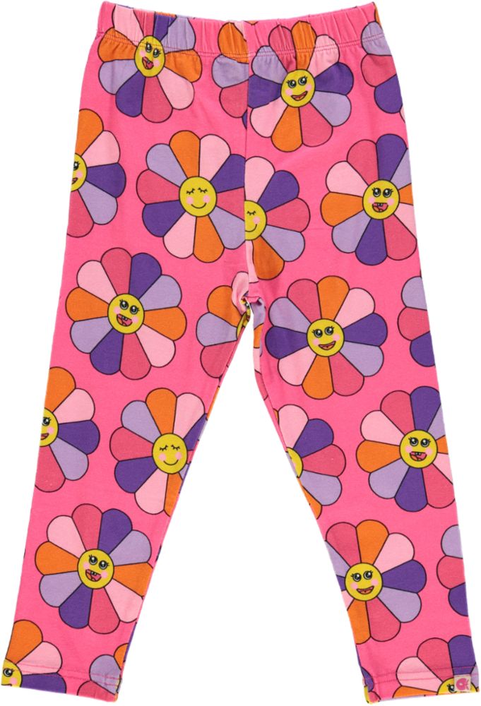 Leggings med blomster