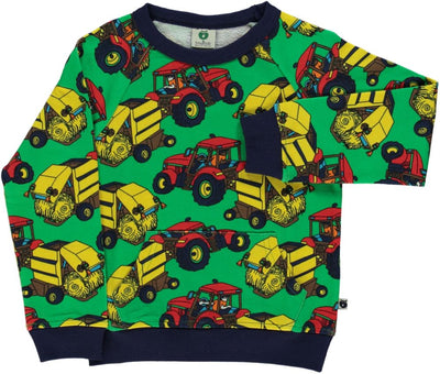 Sweatshirt med traktor